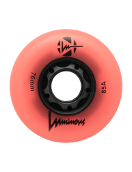 LUMINOUS LED WHEELS 76mm 1 set coral glow