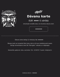 Gift card 350eur