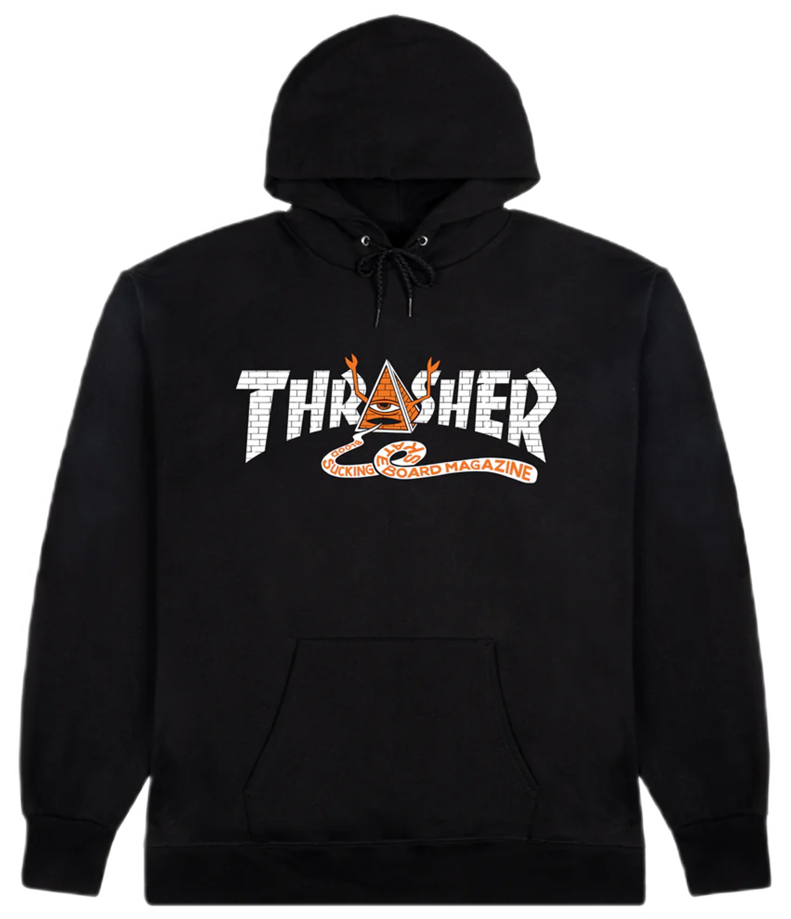 Thrasher x Toy Machine Hoodie Pyramid