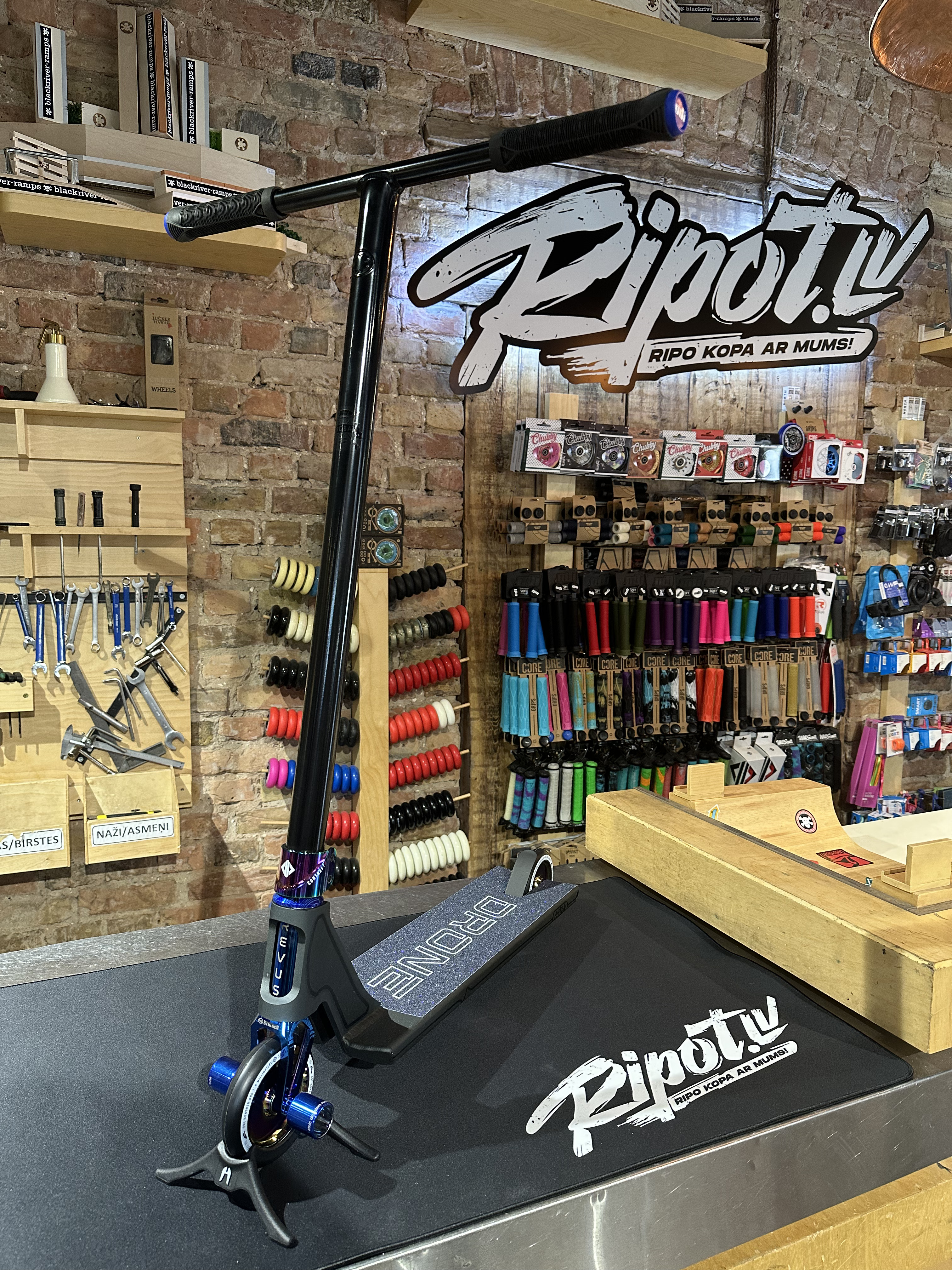 Aztek Blue Custom Pro Scooter