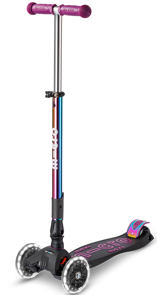 Micro Maxi Deluxe Foldable LED Neochrome scooter