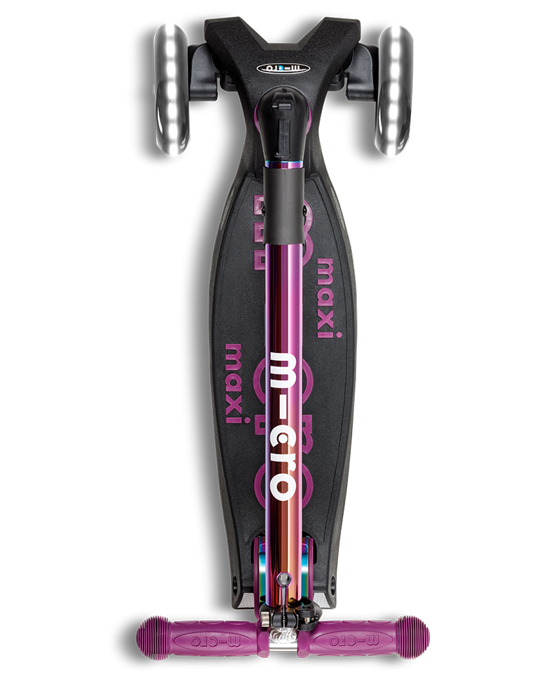 Micro Maxi Deluxe Foldable LED Neochrome scooter