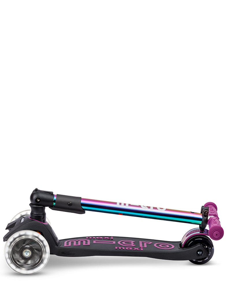Micro Maxi Deluxe Foldable LED Neochrome scooter