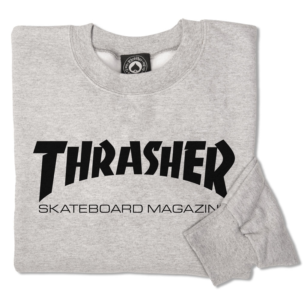 Thrasher джемпер Skate Mag Grey
