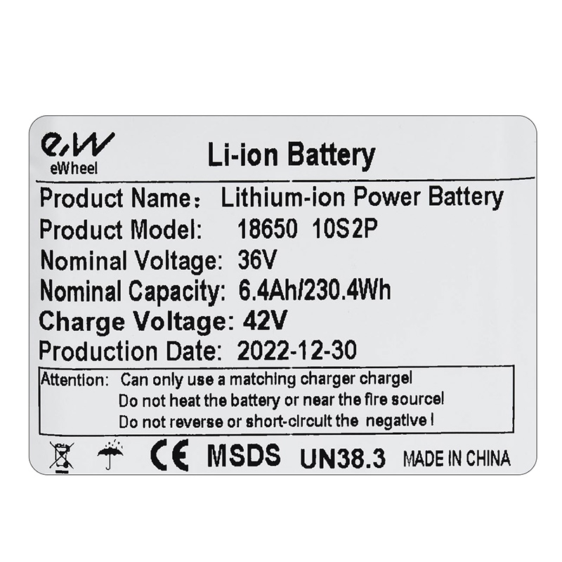 External battery for electric scooter 36v 6.4 Ah with XT60 port