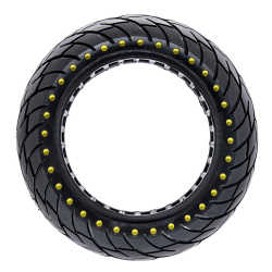 Ninebot Max G30 10X2.50 perforated tyre with YELLOW dots
