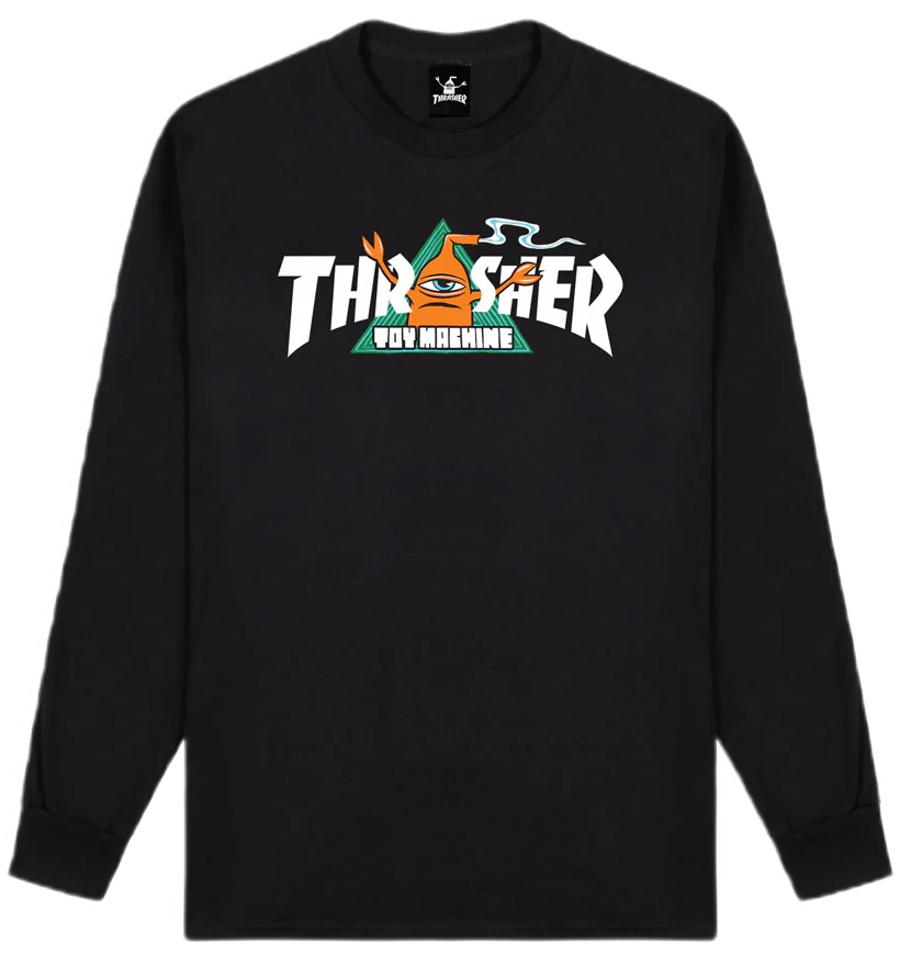 Thrasher x Toy Machine Longsleeve Vortex