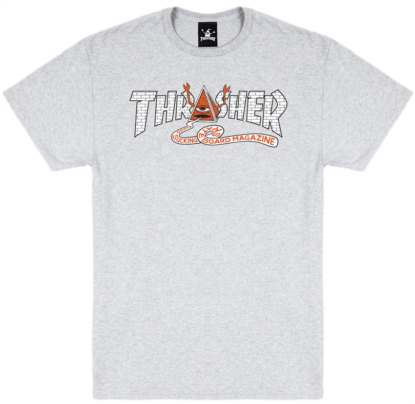 Thrasher x Toy Machine T-shirt Pyramid