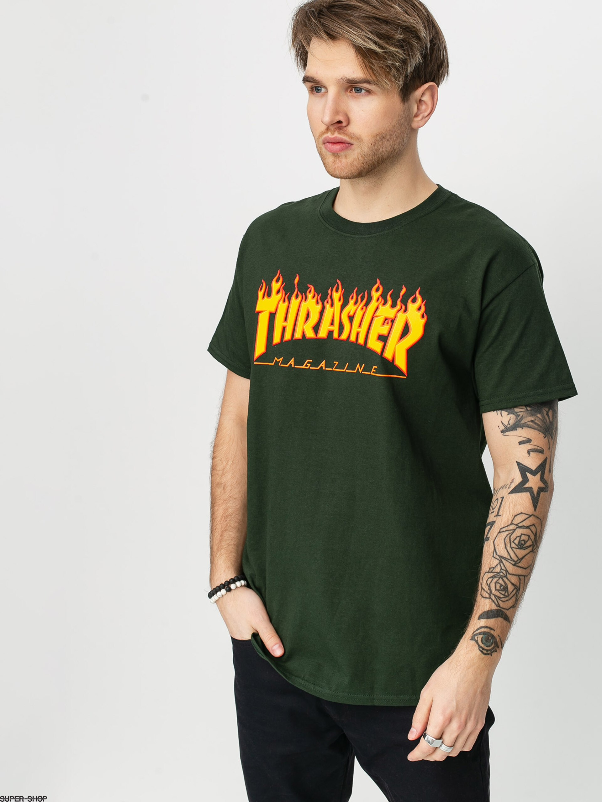 Thrasher T-shirt Flame